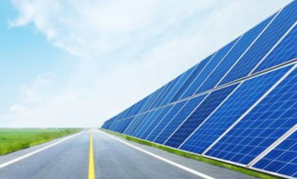 1 MW Highway solar project, Delhi Meerut Expressway, Delhi