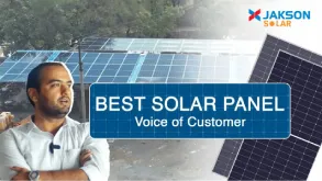 Industrial Solar by Jakson 110kW Plant in Rajasthan Ankita Construction