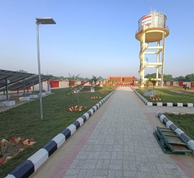 Solar powered water pumping system Jal Jeevan Mission Jakson Solar