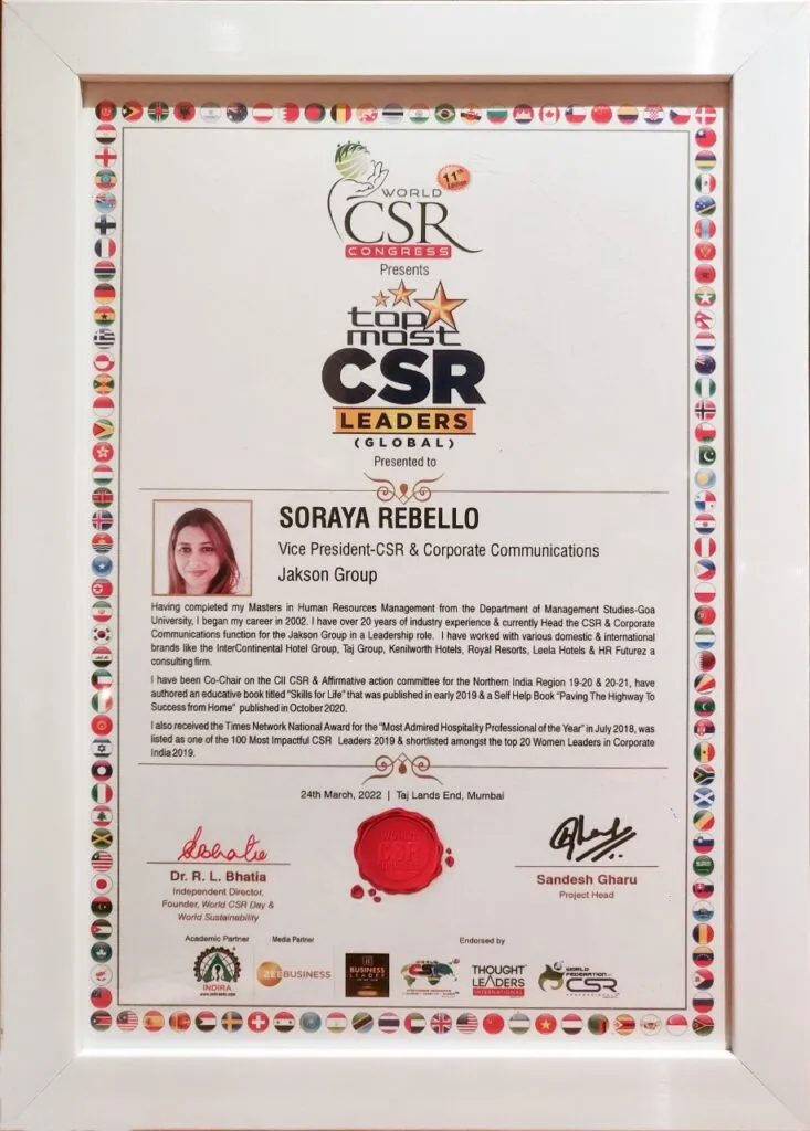 Topmost CSR Leaders Global 2022
