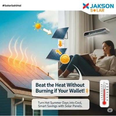 Beat the Heat & Save Money Switch to Jakson Solar Panels 1